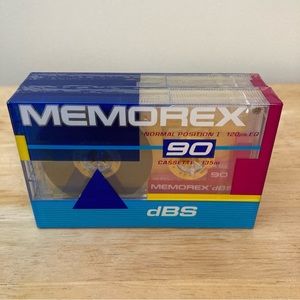 Memorex 90 Minute dBS Audio Cassette Normal Bias/Position I
